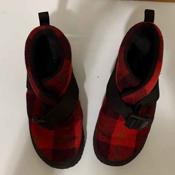 Chaco Plaid Boots with Black Strap - Picture 3 of 9